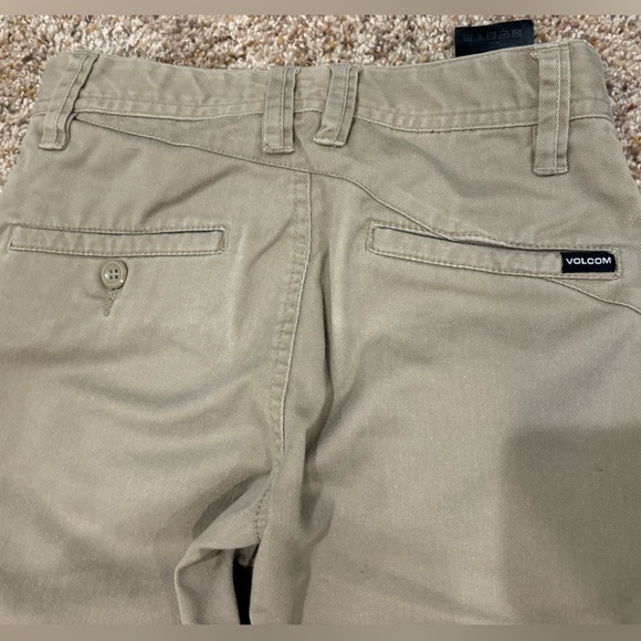 Volcom Boys Khaki Chino Pants size 23 waist - Picture 3 of 6
